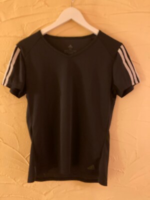 Adidas Running-Shirt climalit - schwarz - Gr. M