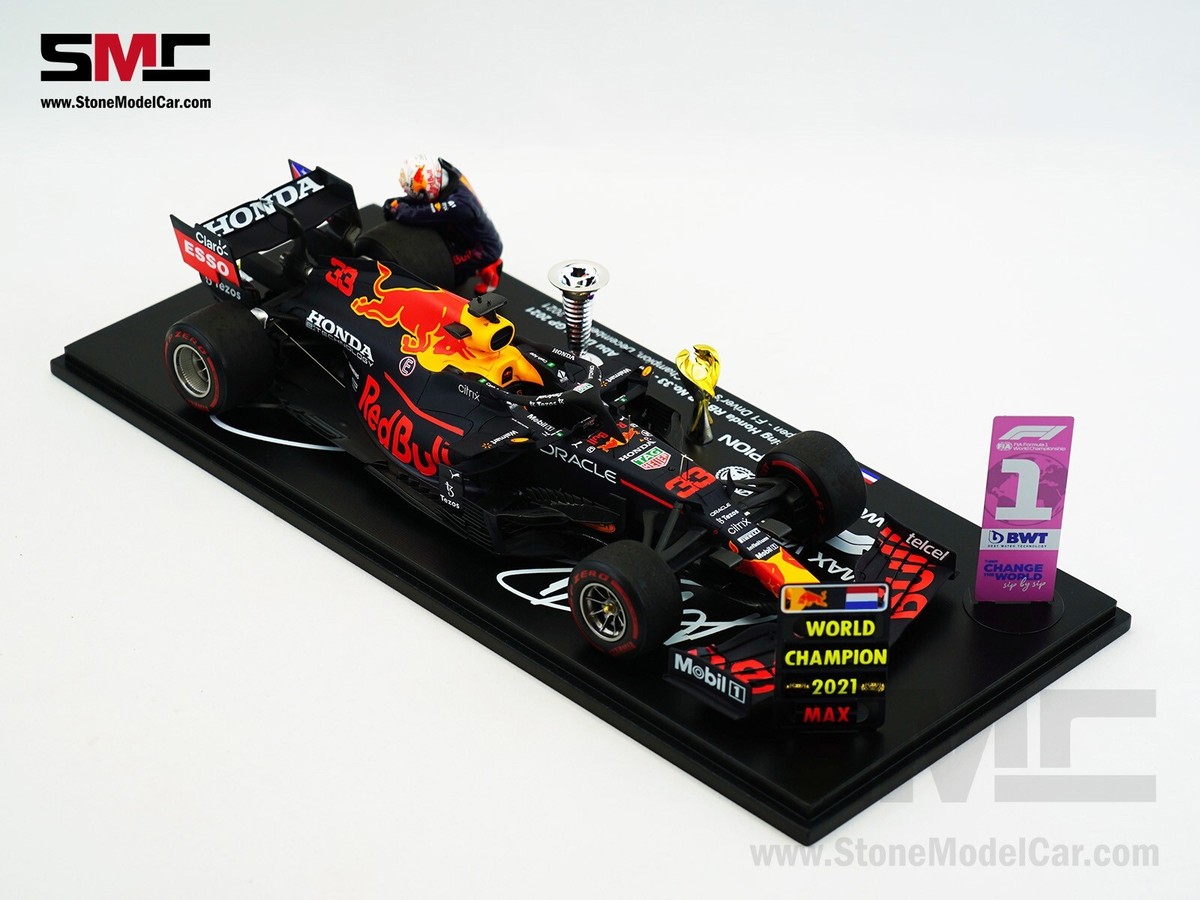 2021 F1 WDC Max Verstappen Red Bull RB16B Abu Dhabi 1:18