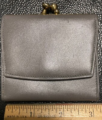 Vintage Echt Prym Compact Leather Wallet West Germany Very Clean