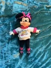 VINTAGE 1980s WALT DISNEY TOTALLY MINNIE Mouse RUBBER FACE PLUSH STUFFED DOLL