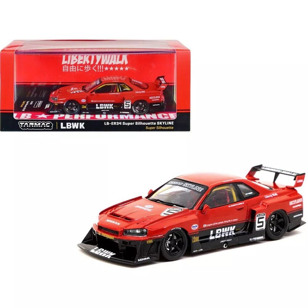 Tarmac Works Nissan LB-ER34 Super Silhouette Skyline LBWK 1/43