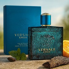 Versace Eros for Men 3.4 fl oz Eau de Toilette Spray; New Sealed