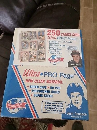 250 Sport Cards Ultra PRO 9-Pocket Baseball Football Card Album Pages 250 Sheets