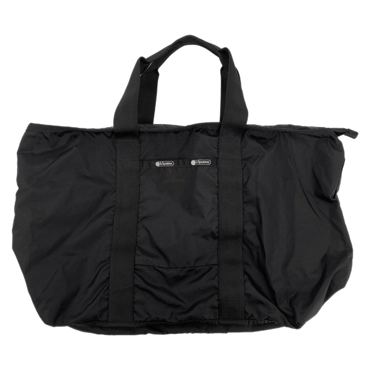 Lesportsac Black Zip Nylon Duffle Bag | Excellent Condition