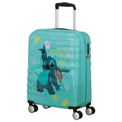 American Tourister Reisekoffer Wavebreaker Disney Spin.55 Stitch Flower A721