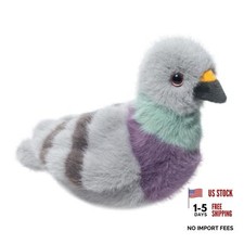 Parker Pigeon Bird Plush Stuffed Animal Soft Cuddly Toy, 7-Inch Long