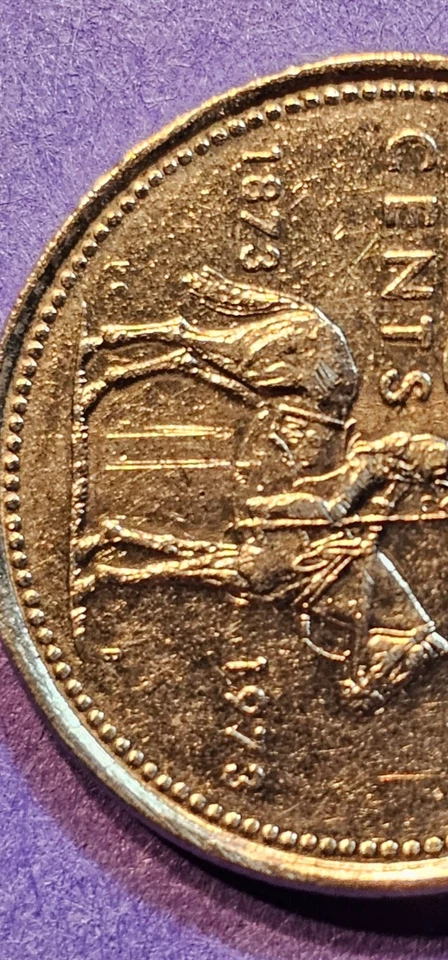 1873-1973 Canadian RCMP Commemorative Coin, 25 Cents - Image 4 of 4