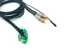 Technics SL 1200 1210 MK2 MK3 M3D MK3D MK5 MK6 Cavo rca phono con massa |2V