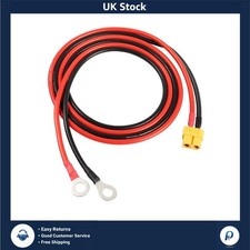 XT60 Female to O Ring Terminal Cable 12AWG Silicon Wire 1M Power Cord