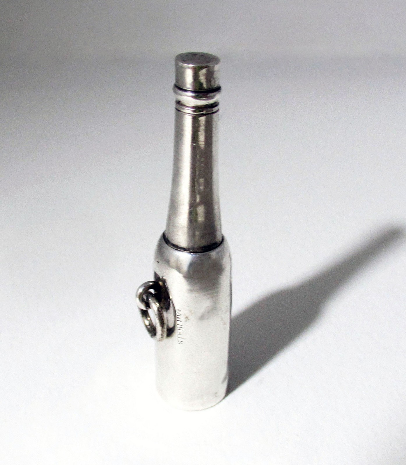 Разное Antique Sterling Silver Champagne Bottle