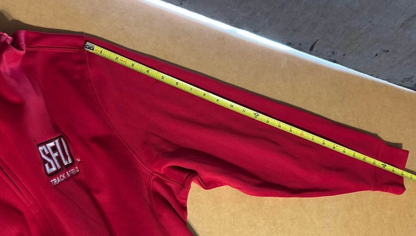 Saint Francis University Track And Field SFU Full Zip Jacket Men Medium Red image 15
