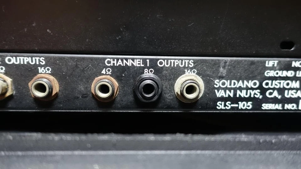 Soldano Super Lead Slave SLS-105 Stereo Tube Power Amplifier 117V - Image 4 of 4