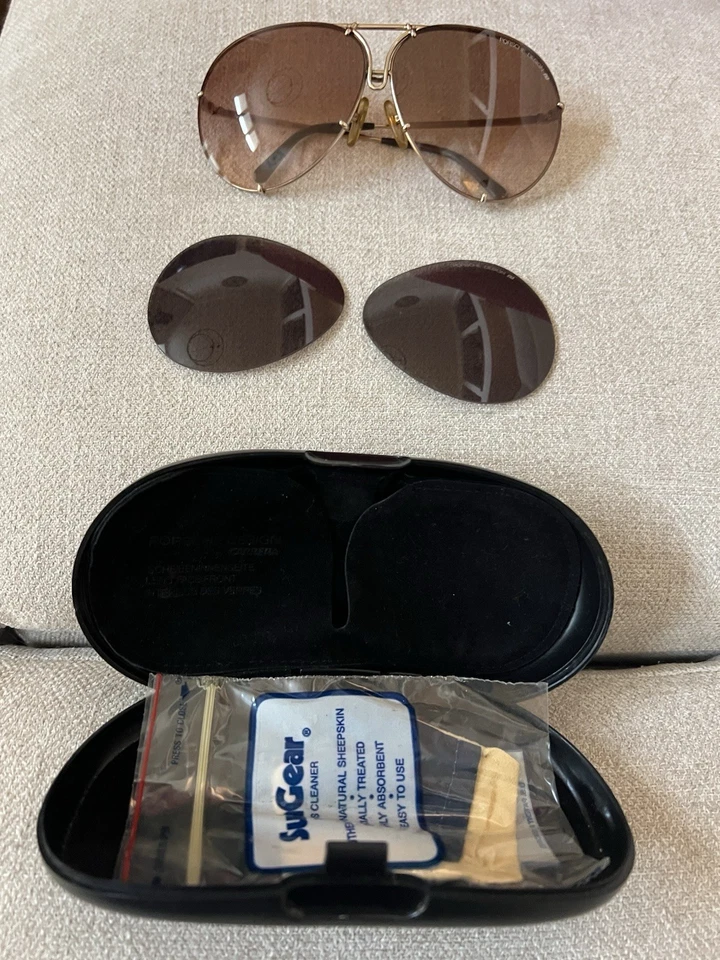 Auténticas gafas de sol de aviador Porsche Carrera de colección Foto 2 de 2