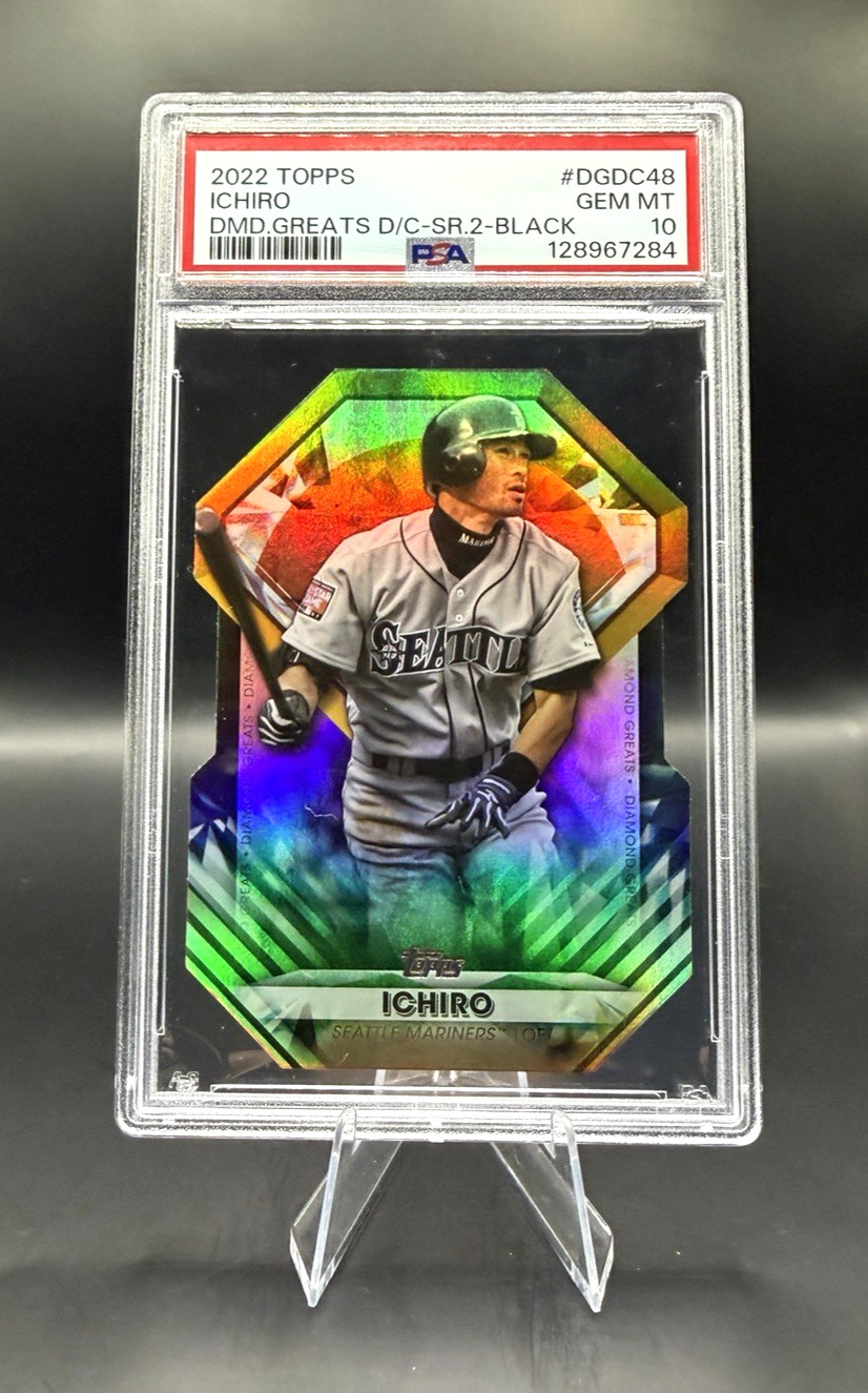 2022 Topps - Diamond Greats Die-Cuts Ichiro Suzuki - Black /299 - PSA 10 (POP 1)