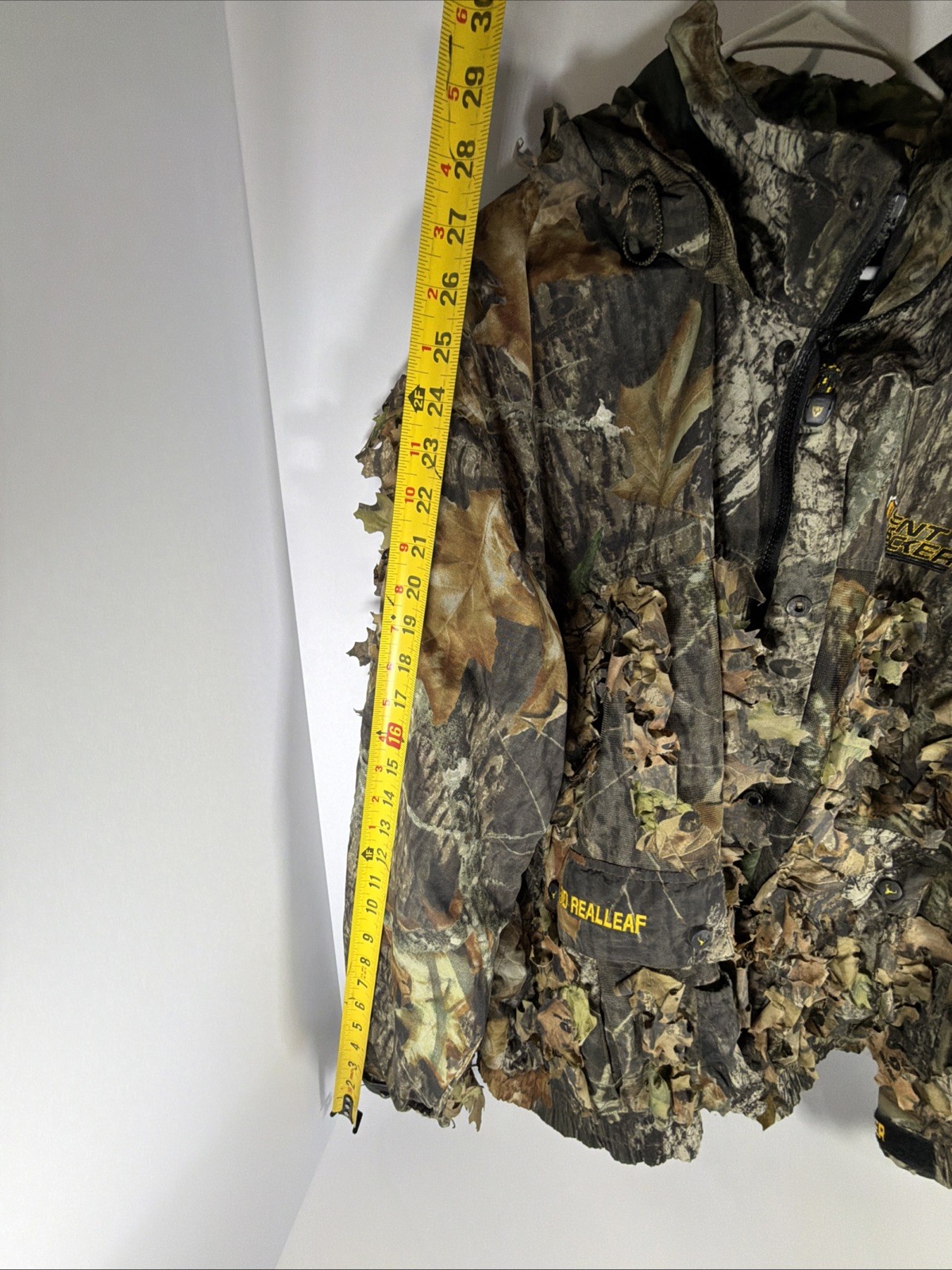 Scent Blocker 3D Leafy Camo Hunting Jacket Mens Size L Scentblocker Concealment