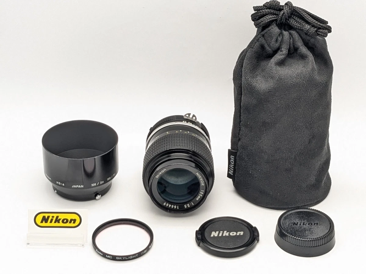 Nikon NIKKOR f/3.5 Camera Lenses 135mm Focal for sale - eBay