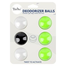 Shoe Deodorizer Balls 6 Pack   Odor Eaters for Sneaker  Odor Eliminator
