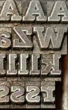 14 pt Antique Shaded (ATF #12) Letterpress Type for printing