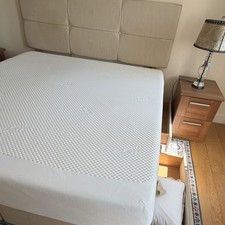 Tempur Super King Memory Foam Mattress Medium Firmness Beige 200cm