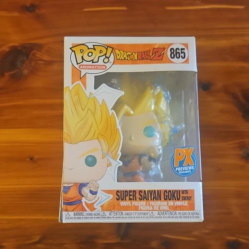 Funko Pop! Vinyl Dragon Ball Z Super Saiyan Goku PX Previews Exclusive #865