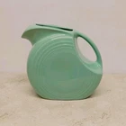 Fiesta Disc Pitcher Large Sea Mist Green 7.5" Homer Laughlin Made In USA