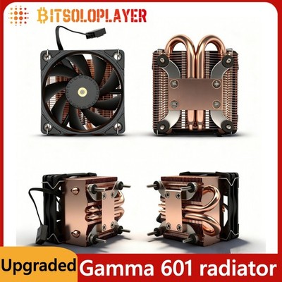 Bitaxe Gamma 601 efficient Ice Tower radiator overclock cooling mining cooler