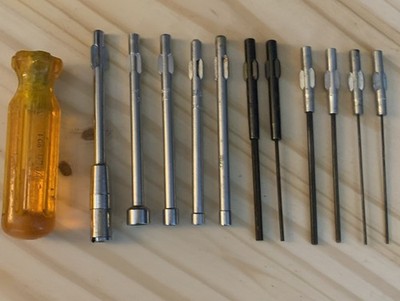 Vtg.Vaco 90-1 Handle W/ 11 Assorted Bits