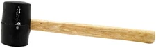 Performance Tool 1129 8oz Wood Handle Rubber Mallet
