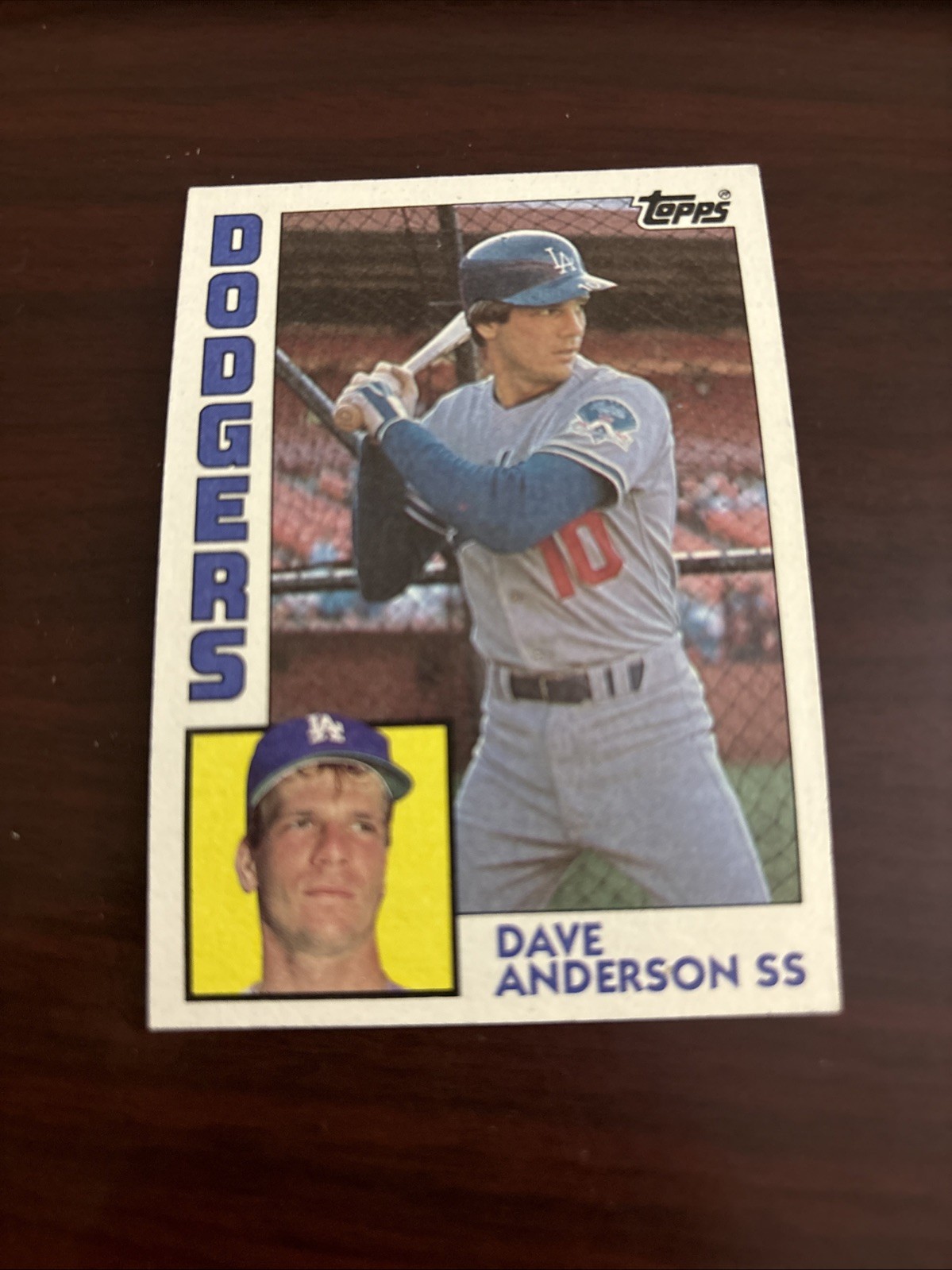 1984 Topps #376 Dave Anderson RC Rookie Los Angeles Dodgers NM-MINT SHARP