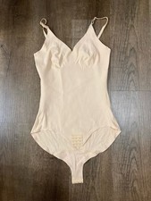 Unbranded Beige Shapewear Bodysuit Seamless Size Small