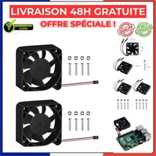 Ventilateurs Raspberry Pi 40 mm 5 V GeeekPi 2 pièces