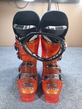 Lange Freeride Utility Tool Ski Boots Orange 326mm 4 Buckle Alpine Skiing Size10