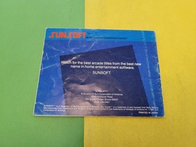 Spy Hunter NES Nintendo Instruction Manual Only 