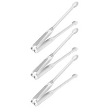 3 PCS Stainless Steel Food Tong Barbecue Grilling Cooking Clamp Fish Steak Tong