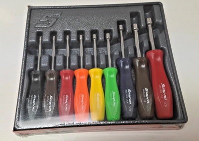 #ad Snap On NDD900B 9 Piece SAE Nut Driver Set 3 16 1 2quot; BRAND NEW $239.99