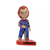 Neca Bride Of Chucky Head Knocker 7-Inch - Chucky (Heart Connect Base)