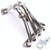 TA Technix FäCherkrüMmer Edelstahl FüR Opel Corsa B + Tigra 1.4 1.6 16V KrüMmer