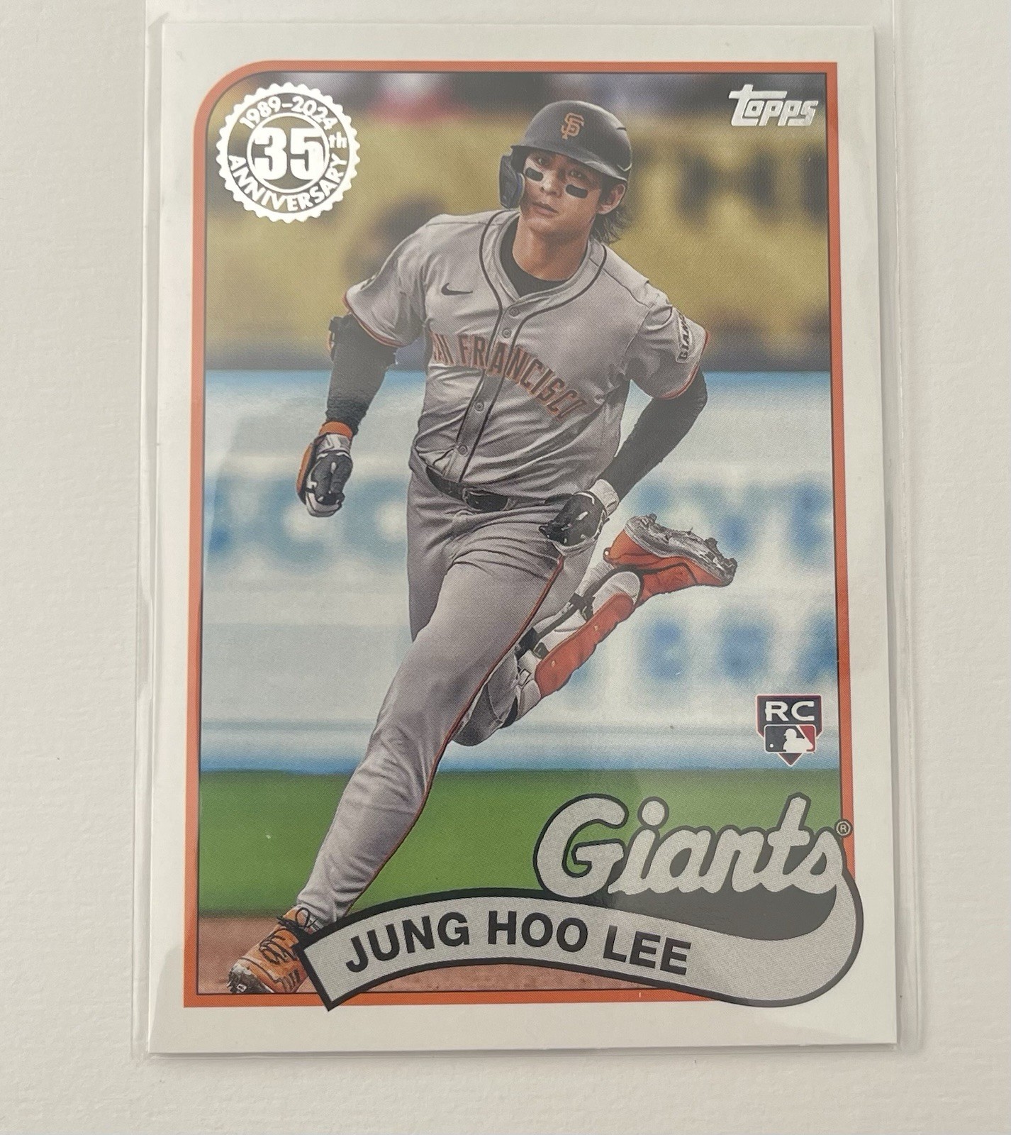 2024 Topps Update #89US-28 Jung Hoo Lee 1989 Topps Throwback Rookie Card RC