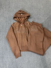 Apple Bottoms Matching Sweat Set Deadstock Y2K Vintage Brown Women s Medium