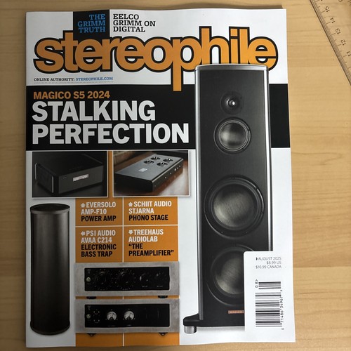 STEREOPHILE - AUGUST 2025 - STALKING PERFECTION - NEU