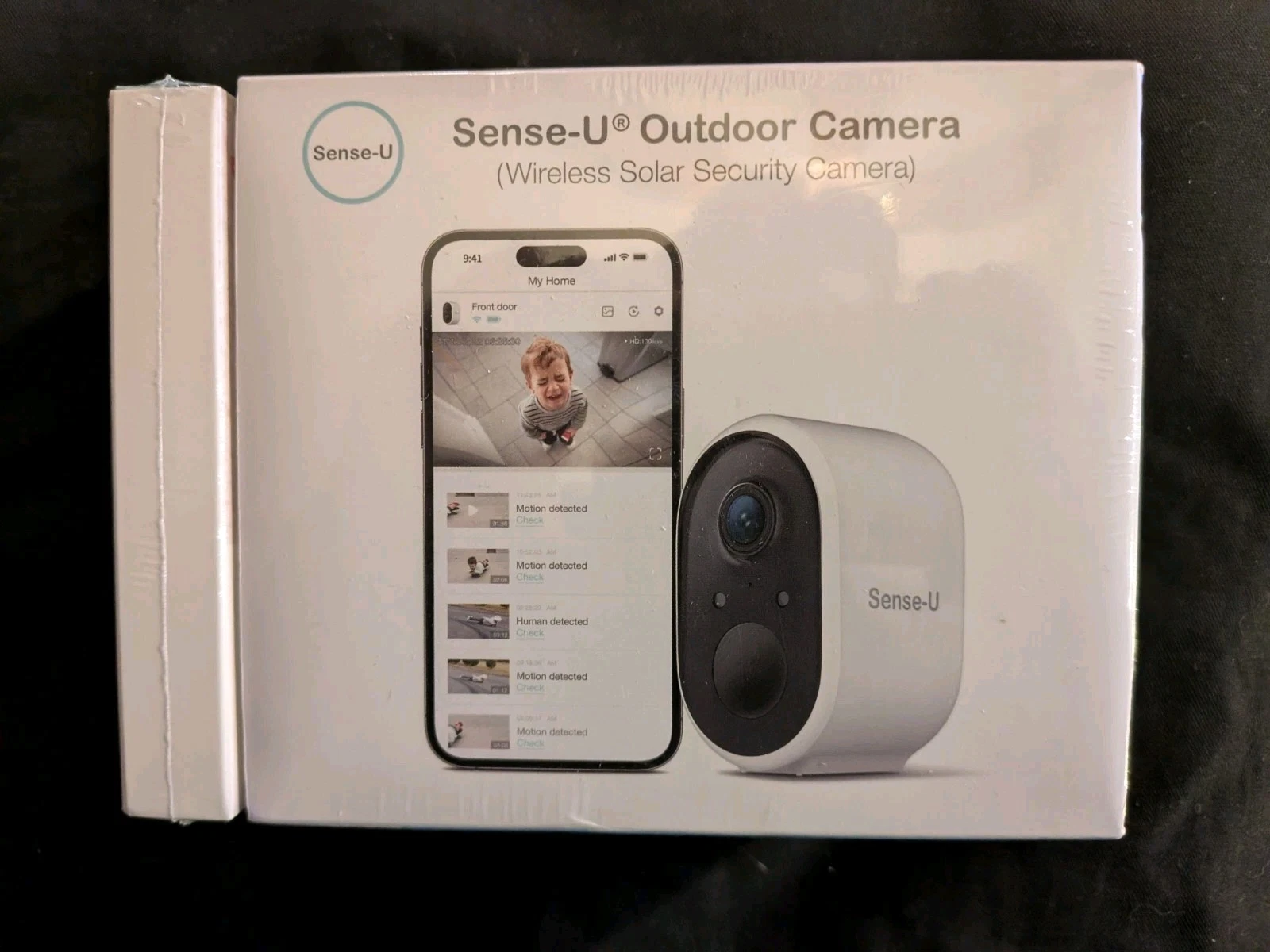 Sense-U Security Baby Monitor Camera, Indoor/Outdoor Use, AI Breathing Detection