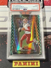 2024 Panini Select Jayden Daniels Rookie Dragon Scale /81 Suite Level RC PSA 10