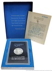 1884 CC Carson City Uncirculated Morgan Silver Dollar Raw US Coin w Box