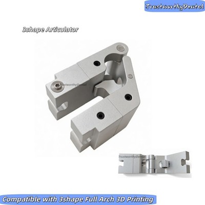 Dental Digital 3Shape Articulator Printing Model Builder Full Arch TRIOS scans