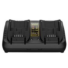 Dual Port DCB102 Fast Charger 18V/12V/20V Lithium Battery