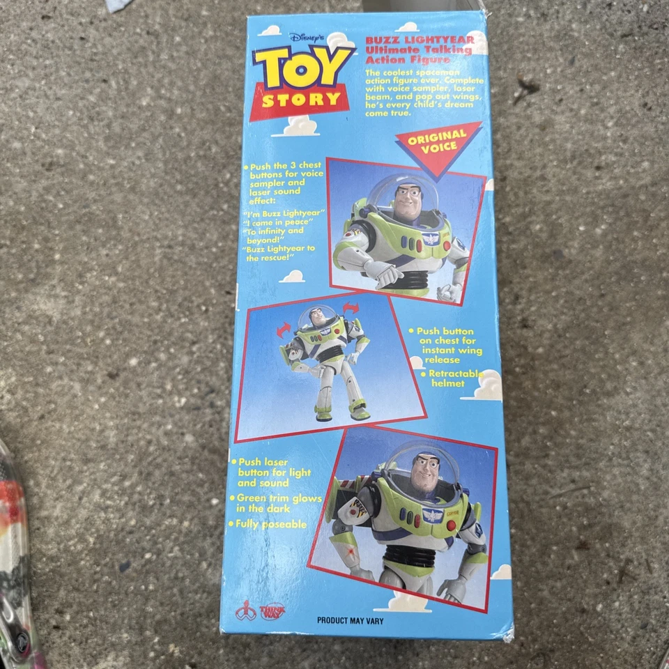 Toy Story Buzz Lightyear Ultimate Talking Action Figure 1st Edition 1995 15 - Image 2 of 4