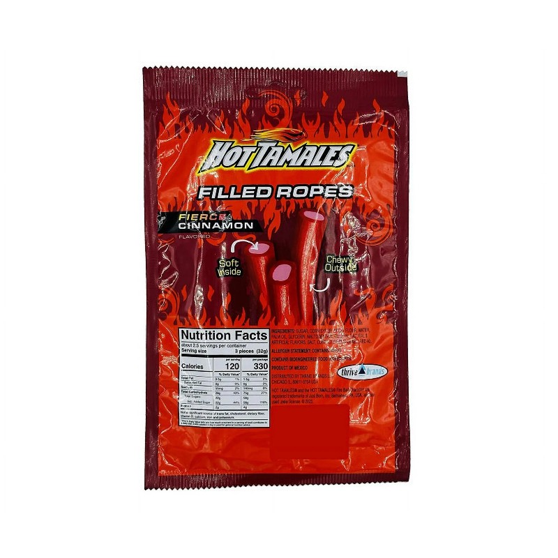2x Hot Tamales Fierce Cinnamon Licorice Ropes Candy Soft Chewy Treat 3oz 3690₽