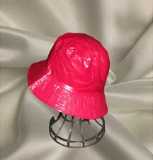 Sailmaker Outerwear Women's Red Waterproof Bucket Hat Butterfly Lined One Size