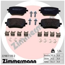 Satz Bremsbeläge Bremsklötze hinten für Mercedes B-Klasse W247 CLA C118 | 246