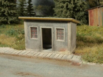 Model Scene 98507, 1:87 H0 Bushaltestelle, Wartehäuschen, Lasercut Bausatz